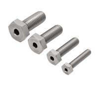 LT Easiyl 4x M6 M8 M10 M12 Inossidabile Con Viti Esagonali Cave Esterne Da 30 Mm Per La Foratura Di Perni Rotti E Guide Per Punte Da Trapano