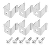 LT Easiyl 50 clip di montaggio per luci in acciaio inox, 12 x 11 x 13,5 mm, per strisce LED da 8-11 mm