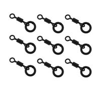 LT Easiyl 50 Pezzi 20# Girelle Micro Ad Anello Per La Pesca Alla Carpa Per La Pesca In Bacino