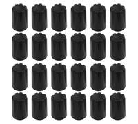 LT Easiyl 50 Pezzi 6 Mm D Albero Nero Alto Manopola Di Controllo Encoder Rotativo D Foro Manopola Di Controllo Con Tappo Concavo Manopole Potenziometro 6 Mm Albero Manopola Nera