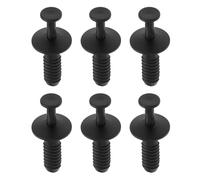 LT Easiyl 50 Pezzi di Rivetti di Fissaggio A Clip Espandibili in Plastica per Auto da 6mm Adatti per Paraurti Parafanghi Porte E Pannelli Interni