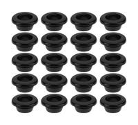LT Easiyl 50 Pezzi Passacavo In Gomma Per Cavi Diametro 12 Mm Per Protezione Cavi Firewall Nero