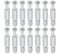 LT Easiyl 50 Pz M6 Cam Lock Tassello Vite Bulloni Filettati Tasselli Ferro Zincato Mobili Bullone Di Fissaggio Argento Per Mobili Telai Armadi Tavole Di Legno Viti Di Collegamento