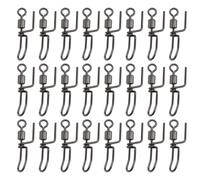 LT Easiyl 50Pcs Acciaio Inox Cascata Girelle Per Pesca in Mare Loop Rigs Long Distance Casting Rigs Match Girelle Snaps Connettore Clip Forniture Da Pesca