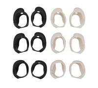 LT Easiyl 6 paia di gommini in silicone compatibili con cuffie Bo-se Quiet Comfort II QuietComfort Ultra (2023) (nero e beige, S/M/L)