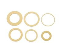 LT Easiyl 6 Pezzi Boccola Per Lama Per Sega In Ottone Anello Adattatore 25,4x20 Mm 25,4x16 Mm 22x20 Mm 22x16 Mm 20x16 Mm 16x10 Mm Lame Per Sega Boccola In Ottone Rondella