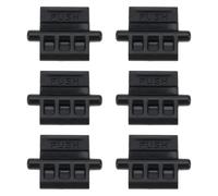 LT Easiyl 6 Pezzi Di Blocco Batteria Compatibile Con Baofeng UV-5R UV-5RA UV-5RE BF-F8HP Nero