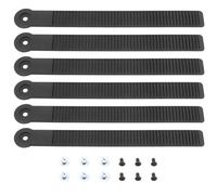 LT Easiyl 6 Pz Cinturini alla Caviglia per Snowboard 20,4 X 2 cm Scarpe da Pattinaggio A Rotelle Cinghia di Fissaggio per Scaletta da Snowboard con Viti di Montaggio Nero