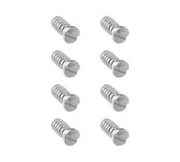LT Easiyl 8 Pezzi 2,5x1,0 Mm Viti Per Coperchio Posteriore Dell'orologio In Acciaio Inossidabile Viti A Taglio Viti Per Riparazione Orologi Compatibile Con Cartier W67010XX Orologi (argento)