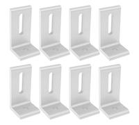 LT Easiyl 8 Staffe Di Montaggio Per Pannelli Solari In Lega Di Alluminio A Forma Di L 80x40mm Per Installazione Solare