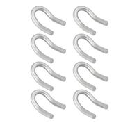 LT Easiyl 8pcs Linguette A Gancio A Molla in Acciaio Inossidabile 304 per Silenziatori di Scarico per Motociclette Ganci A U di Ricambio per Saldatura Linguette Ad Anello (2,2x1,3 Cm)