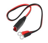LT Easiyl Adattatore per cavo di ricarica della batteria con terminale ad anello M6, 50 cm, 16 AWG, compatibile con moto, scooter, auto, barca, veicolo