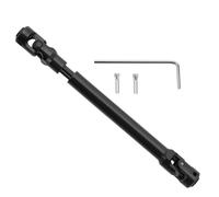 LT Easiyl Albero di trasmissione in metallo 129-179 mm Albero di trasmissione in metallo scanalato interno albero di trasmissione per 1/10 RC Crawler Car Compatibile con Axial SCX10 90046 AXI03007