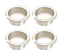 LT Easiyl Confezione da 4 anelli filettati in metallo zincato, 20,8 x 2 mm, adatti per prese alogene G9/GY6.35/GU4/GU5.3