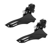 LT Easiyl Deragliatore anteriore per bicicletta, compatibile con Shimano Tourney a 6/7 velocità, diametro 31,8 mm, linea catena 47,5 mm, 2 pezzi, nero