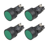 LT Easiyl Interruttore a pulsante a 3 pin verde da 22 mm NO XB2-EA131 36 V/10 A interruttore di ripristino momentaneo adatto per apparecchiature elettriche industriali, 4 pezzi