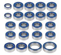 LT Easiyl Kit cuscinetti sigillati in gomma RC da 22 pezzi, compatibili con CC-02 Defender 90 G 500 Unimog 406