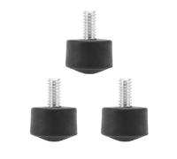 LT Easiyl Pezzi di Piedini per treppiede in Gomma Antiscivolo compatibili con Dimensioni Filettatura da 1/4 Pollici Gambe in Gomma per Fotocamera monopiede Piedi Parti di Ricambio Nere