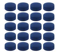 LT Easiyl Punte di ricambio per stecca da biliardo e biliardo, in pelle, 9 mm, 50 pezzi, colore blu, per stecche da biliardo e snooker