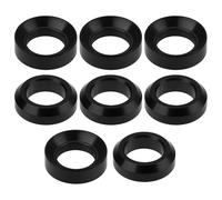 LT Easiyl Rondelle Freno In Titanio M6 Da 8 Pezzi Concave Compatible Con XT 6,1x3 Mm 10x5,5 Mm Nere