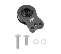 LT Easiyl Servo Risparmiatore 25T In Lega Di Alluminio 3 Fori Regolabile Servo Corno Ad Alta Coppia 25T Braccio Regolabile Per Elicottero Da Barca Telecomandato 1/8 1/10 Nero