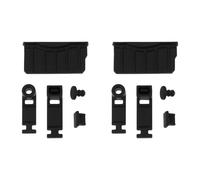 LT Easiyl Set di 2 prese in silicone per slot per console di gioco, compatibili con 3DS, 3DSLL, XL, 3DS, 2DS, colore: nero