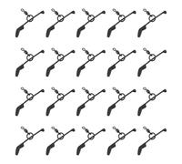 LT Easiyl Set Di 20 D-Rig Kicker Per La Pesca Alla Carpa Pesca In Acqua Dolce Pesca In Acque Agitate 1,5x19x31mm