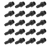 LT Easiyl Set di 20 raccordi da 16 mm a 1/2 Pollici, connettori per Tubo da Giardino, connettori ad ardiglione per Sistema di irrigazione a Goccia, Raccordo per Tubo da Giardino
