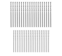 LT Easiyl Set di 40 mini punte elicoidali HSS per trapano, in metallo, metriche, a doppia scanalatura, con punta da 1,5 mm e 1 mm, per legno, plastica, metallo, ferro, alluminio, legno e plastica