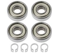 LT Easiyl Set Di 8 Cuscinetti E Anelli DIN 471 Compatibile Con Revox A77 B77 PR99 I Supporti Motore A Cuscinetti A SferaCon Anelli Elastici