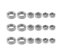 LT Easiyl Set di cuscinetti a sfera di ricambio per auto RC 4x7x2.5mm 4x8x3mm 7x11x3mm compatibile con Wltoys 1/14 144001
