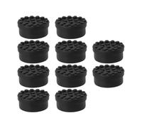 LT Easiyl Tappi per mouse in gomma, nero, 10 pezzi, 6,5 x 5 mm