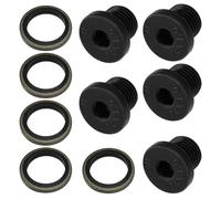 LT Easiyl Tappo di Scarico dell'olio per Coppa dell'auto, 5 Pezzi, M14 x 1,5 mm, N 016 027 6 N 016 027 6 S, Compatibile con Audi, Compatibile con Porsche con Anello di Tenuta