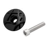 LT Easiyl Tappo Superiore Per Serie Sterzo In Alluminio Ahead Cap Adatto Per Forcella Anteriore Da 28,6" Mountain Bike E Bici Da Strada (nero)