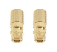 LT Easiyl Valvola Di Sicurezza Per Compressore D'aria In Ottone Da 2 Pezzi Interruttore Automatico Per Apertura D'aria 11 Bar Limitatore Di Pressione 1/4" BSP Maschio Adatto Per Uso Industriale