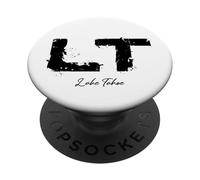 LT Lake Tahoe Nevada California State con cappuccio regalo invecchiato PopSockets PopGrip Adesivo
