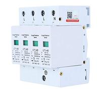 LT1 40 Modulo scaricatore di sovratensione 4P 420V 40kA Modulo scaricatore di bassa tensione Bianco - Protezione trifase a quattro fili Livello 2 per ingegneria elettrica ed