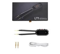 LT1 - Tester LCR con morsetto a ponte digitale con display IPS da 1,16", supporta la misurazione dell'induttanza della capacità di resistenza ERP ESR, per l'analisi della frequenza di continuità della