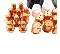 LT50 Taglierina al plasma Consumabili e guida di taglio per torce LT50, CB50, CB70 - Set da 24 pezzi con ugello, elettrodo, diffusore, copertura del gas e rullo CV0037