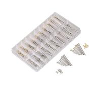 LTADX 200 pz Viti for Cinturino Orologio Perni di Collegamento Kit Vite for Cinturino Assortimento Tubo Perno di attrito Chiusura Bracciale Rivetto Vite Set 10-28mm