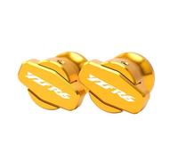 LTADX Compatibile con R6 YZF R6 1998-2012 2013 2014 2015 2016 Slider cursore bobina forcellone in alluminio CNC for moto(Color:Goldem M6)