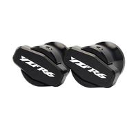 LTADX Compatibile con R6 YZF R6 1998-2012 2013 2014 2015 2016 Slider cursore bobina forcellone in alluminio CNC for moto(Color:BlackM6)