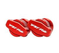 LTADX Compatibile con R6 YZF R6 1998-2012 2013 2014 2015 2016 Slider cursore bobina forcellone in alluminio CNC for moto(Color:Red M6)