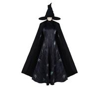 LTAKK Costume da strega malvagia Elphaba per adulti, per cosplay, Halloween ed eventi a tema