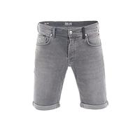 LTB Jeans Pantaloncini corti da uomo, elasticizzati, slim fit, corvin, pantaloni corti, bermuda estivi, denim, tinta unita, blu, grigio, nero, S, M, L, XL, XXL, 3XL, 4XL, 5XL, Lori Wash (51861), 5XL
