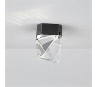 LTBFDDC Robusta e durevole LED semi-incasso illuminazione a soffitto moderna plafoniera in cristallo piccola lampada da soffitto per camera da letto corridoio cucina sala da pranzo soggiorno 4000K