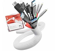 LTC Cable Tube 25 | Kabelschlauch, weiß, 2 Meter, 25mm Durchmesser (LTC 5120) Nuovo