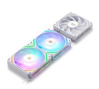 LTC CF-121D - Ventola per case PC da 120 mm, connessione a margherita, illuminazione ARGB 5 V 3 pin, PWM a 4 pin, per radiatore/raffreddamento ad aria CPU/raffreddamento case computer, 120 x 120 x 25