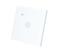 LTC - Interruttore intelligente WiFi - Interruttore del sensore touch - 1 scomparto - Controllo tramite smartphone, smartwatch - Controllo vocale - Vetro temperato - Interruttore on/off intelligente