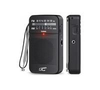 LTC Lega LXLTC2029C Radio tascabile AM/FM/AUX 2xAA Nero